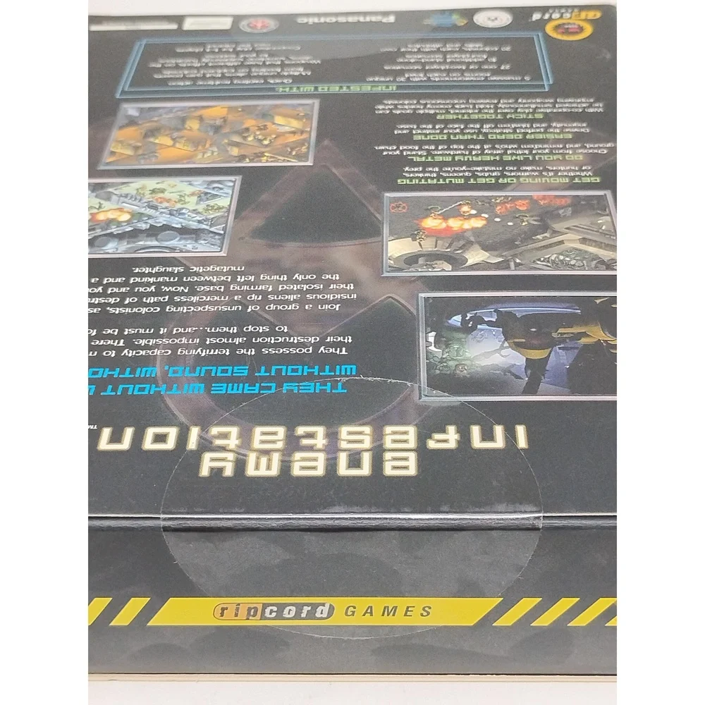 Enemy Infestation PC 1998 Strategy Game Panasonic Sealed Big Box Sci-Fi Retro
